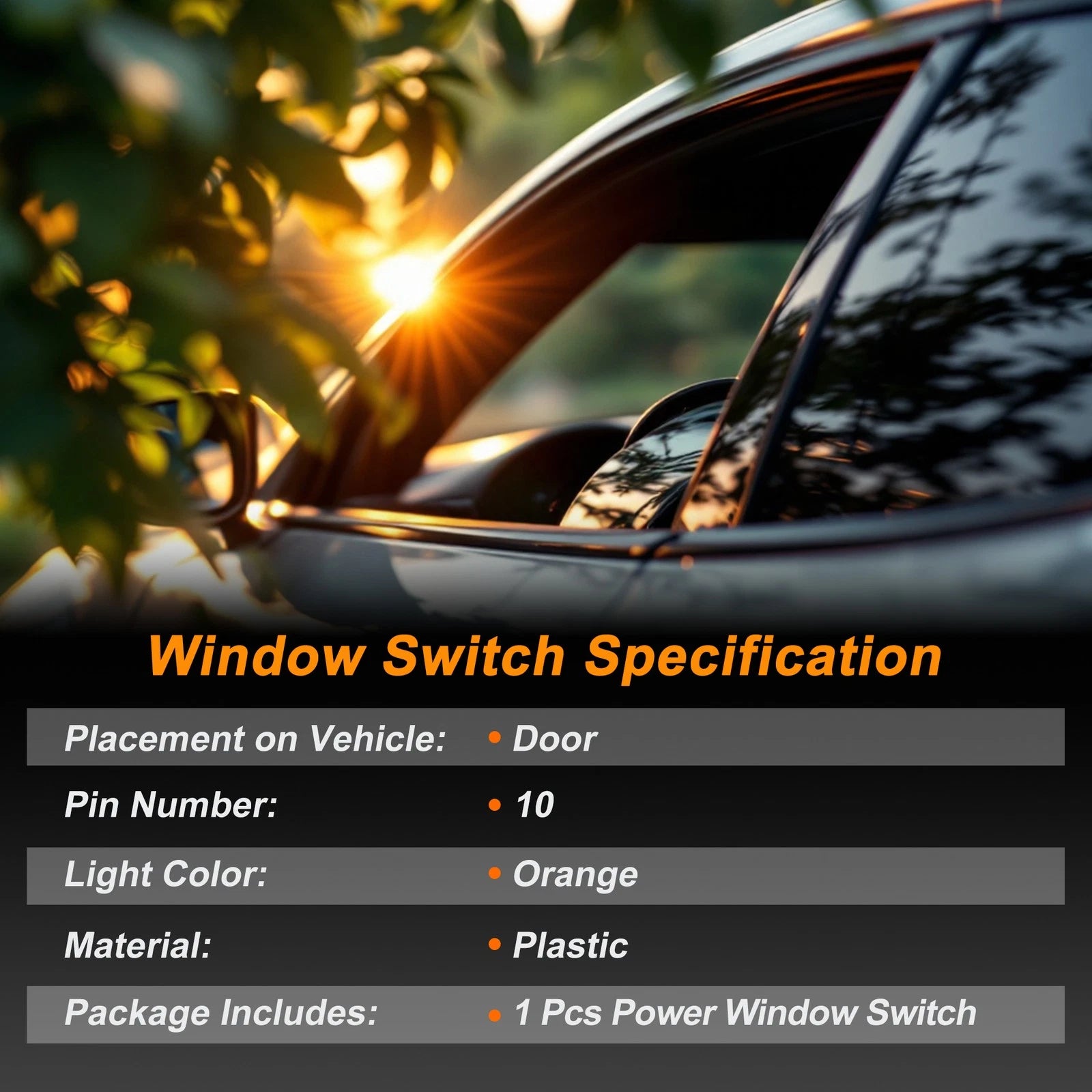 Power Window Switch for Honda Accord (2003–2007) No. 35760SDNA01