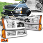 LED DRL Headlights Bumper Lamps for Chevy Silverado/Avalanche (2003–2007)