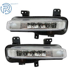 2X LED Fog Light Daytime Running Lamp with Bezel for Ford Explorer (2020-2021)