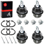 Set of 4 Front Upper Lower A-Arm Ball Joints for Suzuki King Quad 450 500 700 750