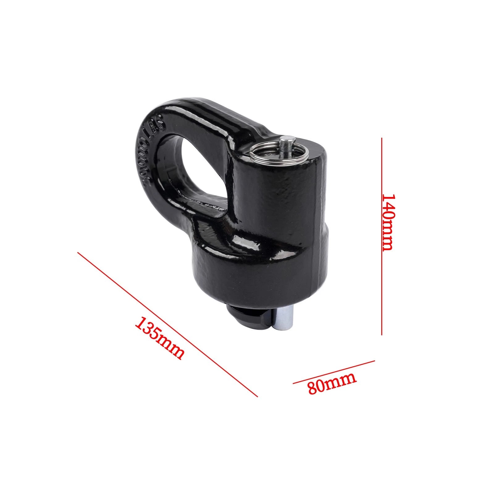 Pair Gooseneck Safety Chain Anchors for Silverado F-250 F-350 Sierra