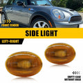 2X Amber Front Side Marker Light Housing for Mini Cooper R55 R56 R57 R58 (2005–2015)
