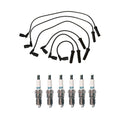 Denso Wire Set & 6 Iridium TT Spark Plugs for Buick Chevy Pontiac V6