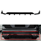 Glossy Black Rear Bumper Splitter Lip for VW Tiguan (2021-2023)
