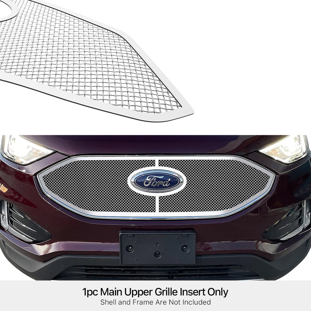 Stainless Chrome Mesh Grille Insert for Ford Edge (2019-2022)