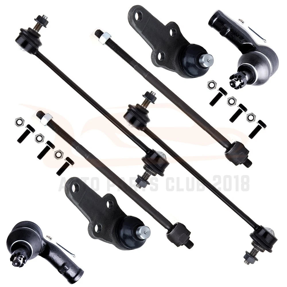 8pc Steering Ball Joint Tie Rod End Kit for Ford Focus (2000–2004)