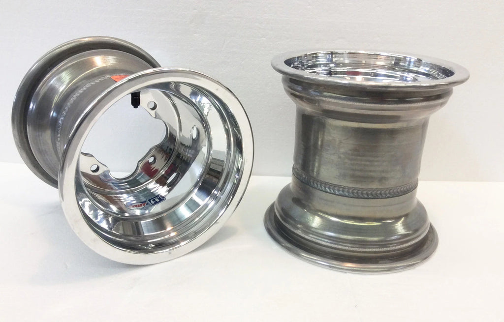 DWT Alumilite A5 Rolled Lip ATV Rear Wheel Pair 8" 8x8 4/110 for LTZ 400 LTR 450 (2003–2023)