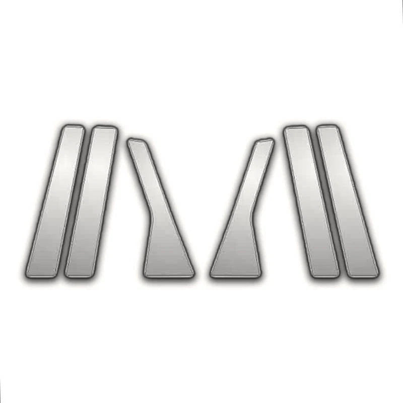 Chrome Pillar Post Covers Set for 2009–2013 Subaru Forester