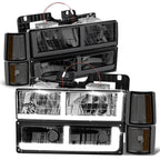 F-LED DRL Headlight + Signal + Amber Corner Lamp for GMC C/K 1500-3500 (1994–2000)