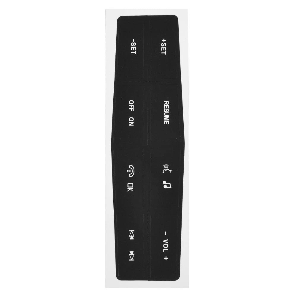 Steering Wheel Control Button Repair Decals for Ford Mustang (2010–2012)