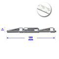 3D Polished Metal 454 Decal Emblem for GMC Chevrolet
