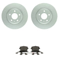 Set of 4 Bosch Quietcast Rotors & Semi-Metallic Pads for Audi A4 A5 Quattro (2009–2016)