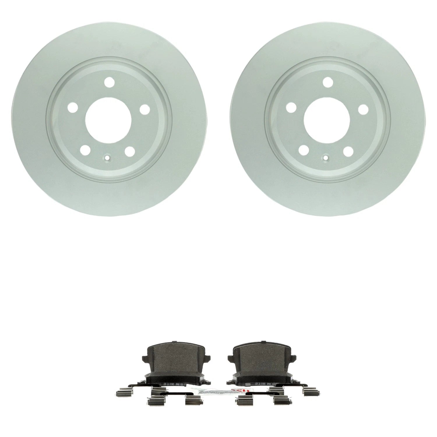Set of 4 Bosch Quietcast Rotors & Semi-Metallic Pads for Audi A4 A5 Quattro (2009–2016)