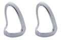 Tail Light Bezels Chrome Set for 1955 Chevrolet Bel Air (1955–1955)