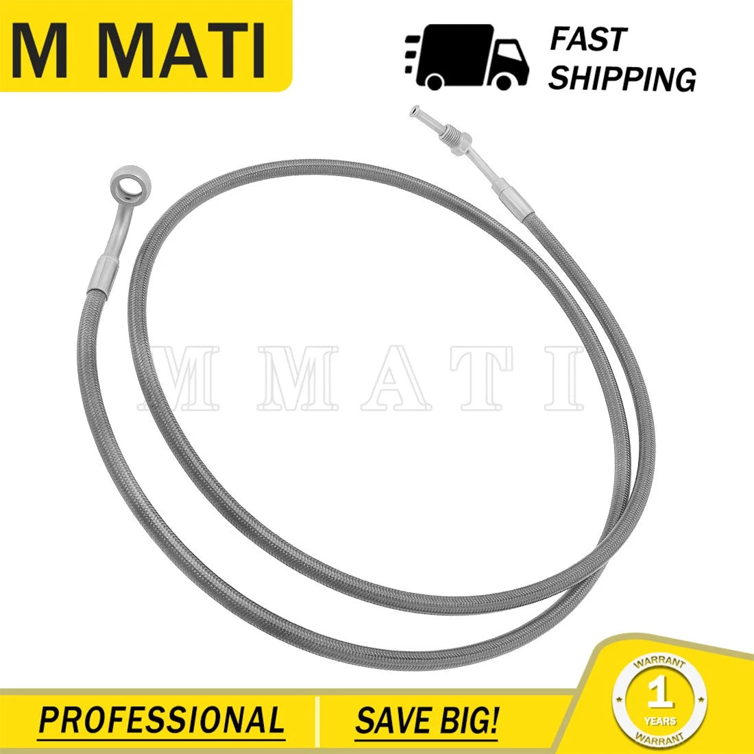 Right Rear Brake Line Hose #1910822 for Polaris Ranger 500 700 XP (2005–2008)