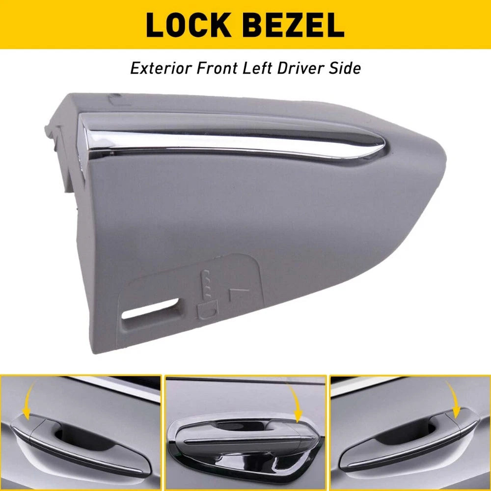 Left Door Handle Key Bezel Cover for Ford Fusion (2013–2020)