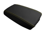 Console Lid Pull Over Cover Leather for Chevrolet Camaro (1997–2002) Yellow Stitch