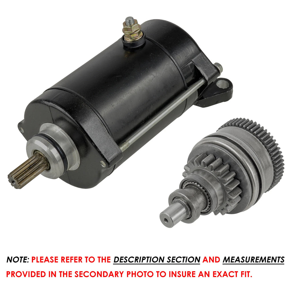 Starter & Drive for Yamaha XL800 XLT800 (2000–2004)