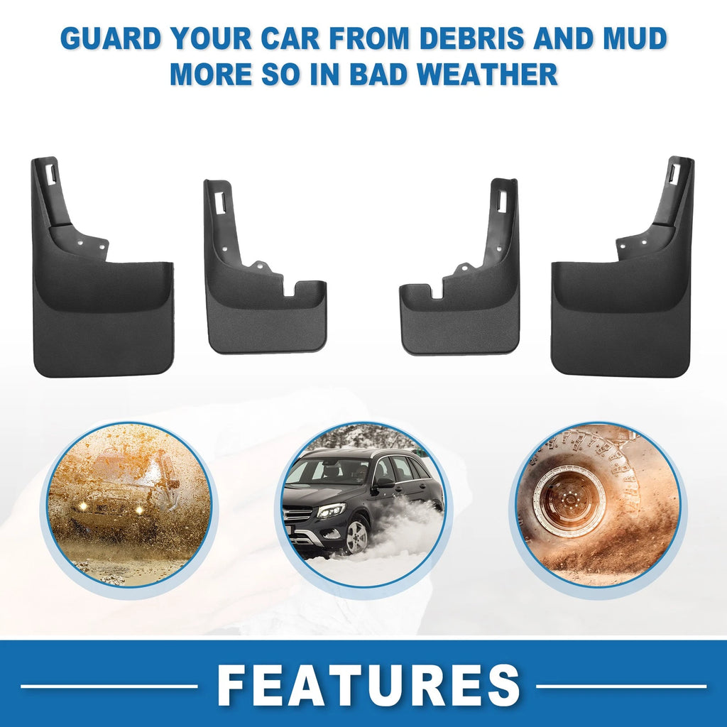 Mud Flap Splash Guard for Ford F150 (2022–2024)
