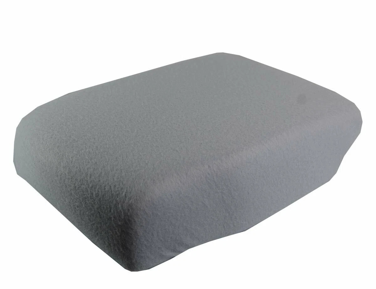 Fleece Console Lid Armrest Cover for Jeep Grand Cherokee (2005–2010) Gray