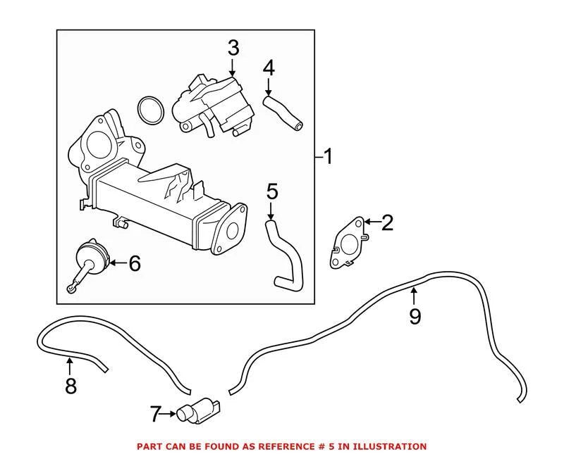 Lower Engine Coolant Hose for BMW (11718507308)