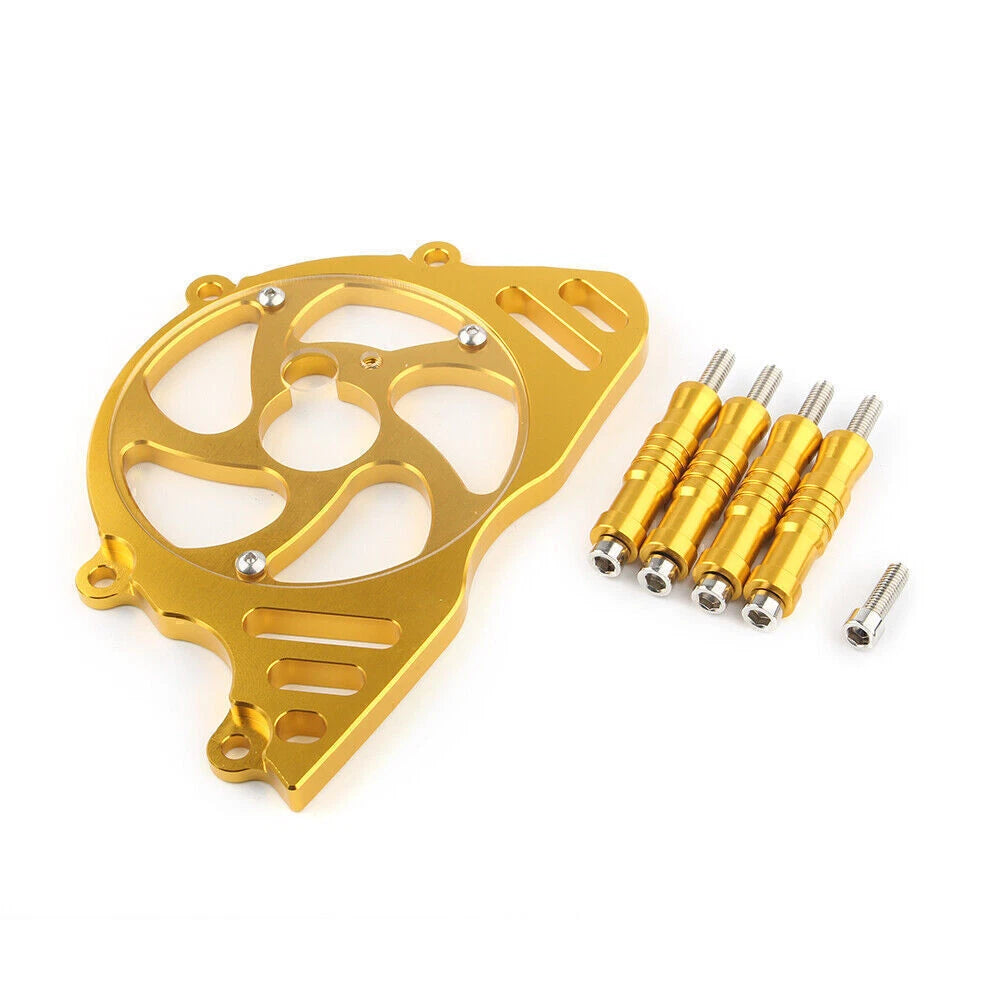 1 Pcs Gold CNC Front Chain Sprocket Cover for Kawasaki Z1000 (2010–2017)