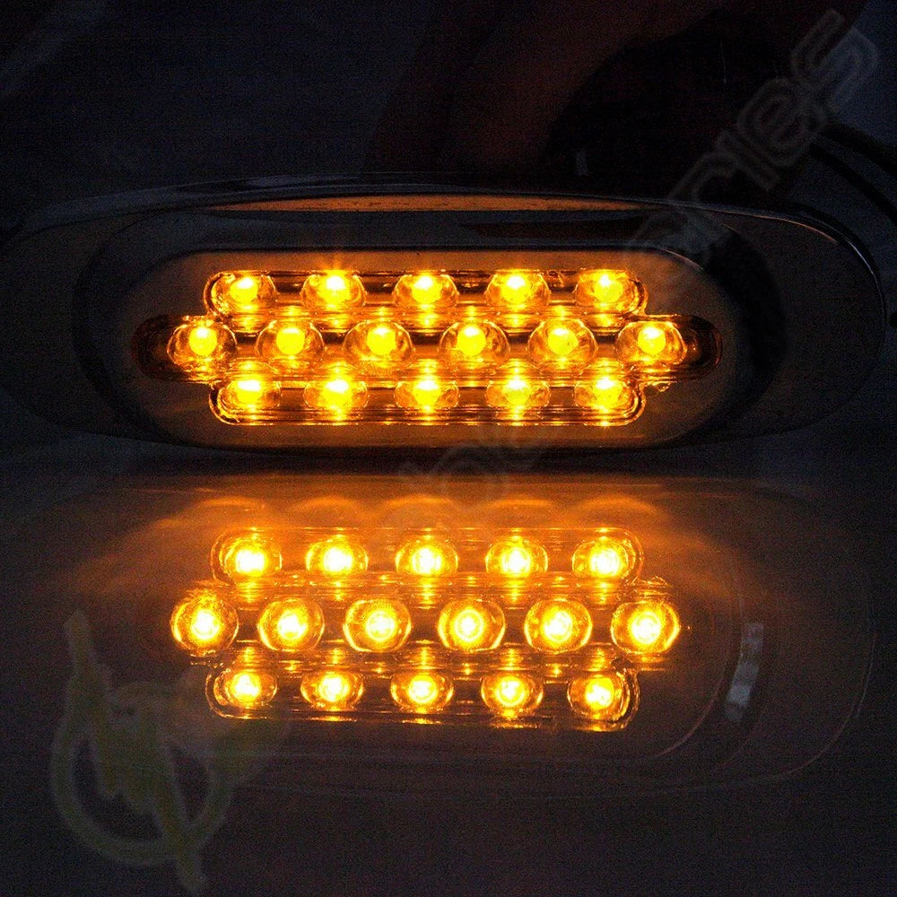 4x Sealed Side Marker Clearance Light for Truck Trailer Bus