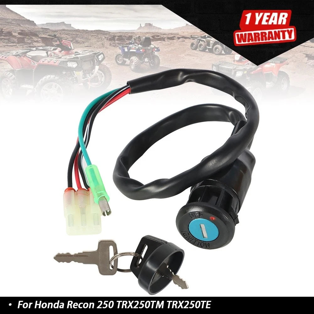Ignition Key Switch for Honda Recon 250 Sportrax (2006–2008)
