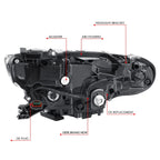 LED Headlight Lamp Assembly for Nissan Sentra (2020–2022)