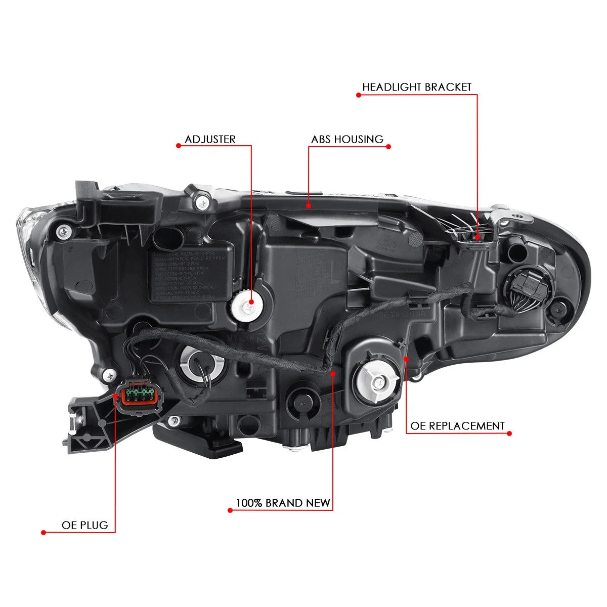 LED Headlight Lamp Assembly for Nissan Sentra (2020–2022)