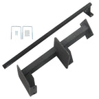Dual Step Boat Trailer Steps with Handle for Tongue