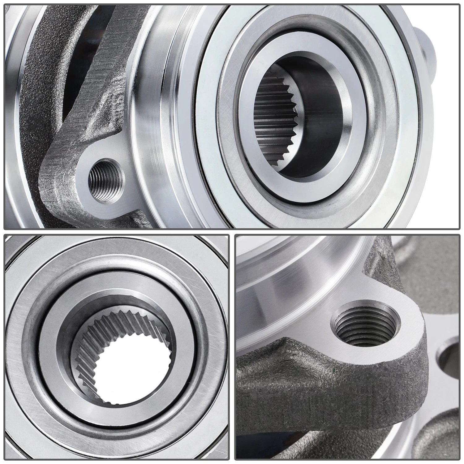 Set of 2 Front Left Right Wheel Bearing & Hub for Dodge Ram 2500 (1994–1999)