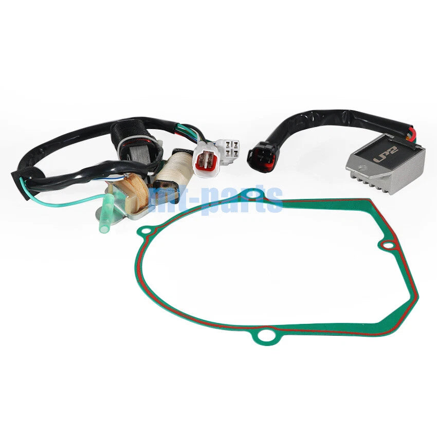 Stator Coil & Regulator with Gasket for Yamaha YFM80 Badger 80 (1997–2002) / Grizzly 80 (2005–2008)