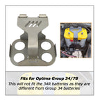Battery Bracket for Optima Group 34/78 (Fitment)