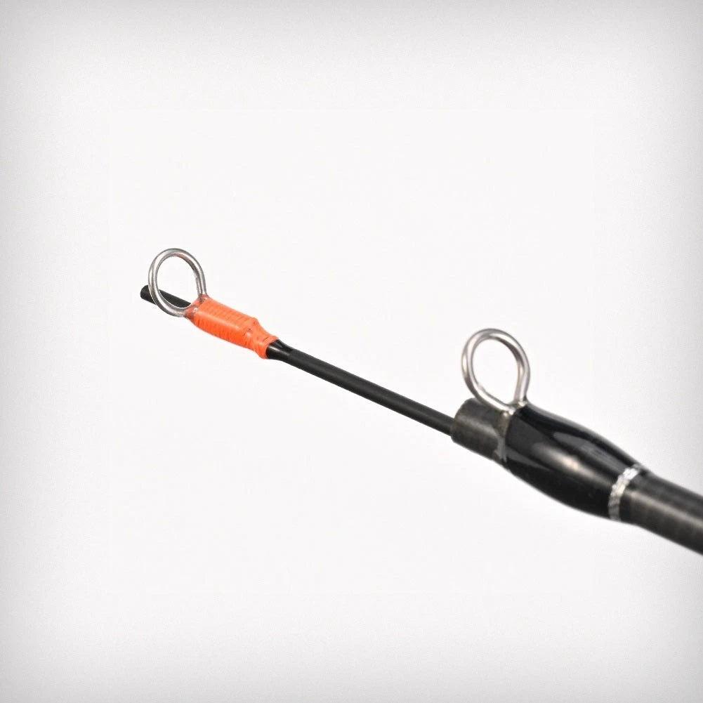 2X Telescopic Ice Fishing Rods for Universal Use (50cm, Carbon Fiber)