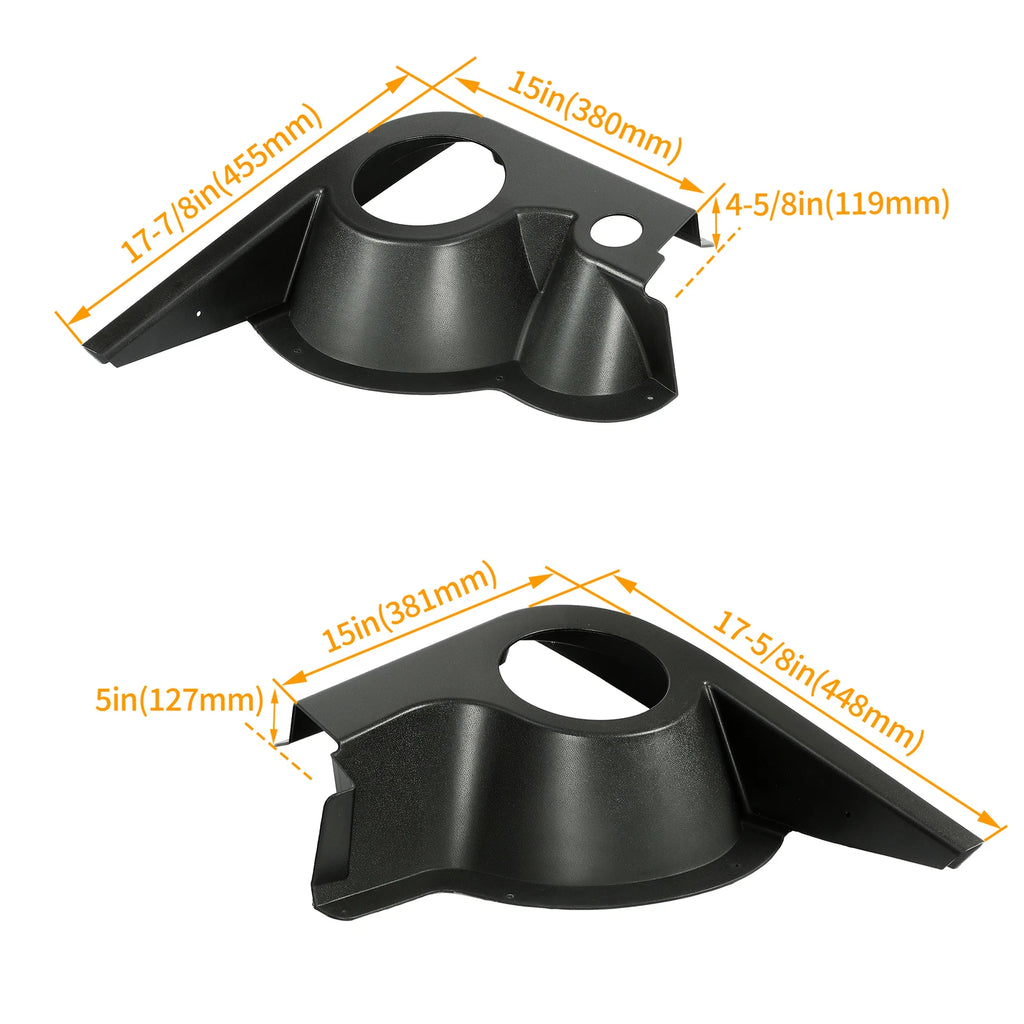 Speaker Pods for EZGO TXT (1994–Present) Black ABS