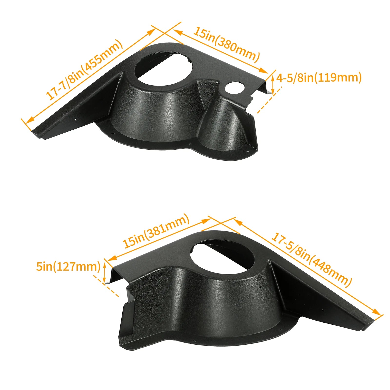 Speaker Pods for EZGO TXT (1994–Present) Black ABS