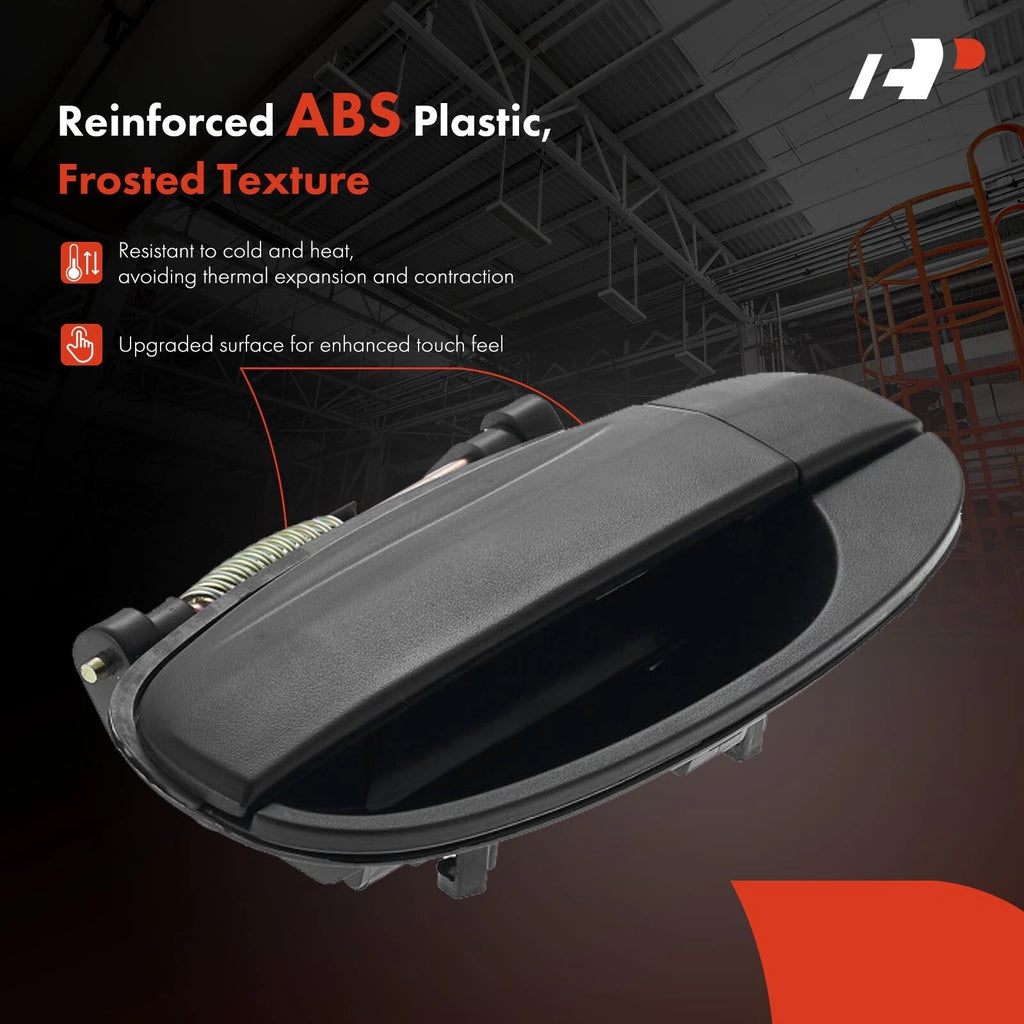 Rear Left Door Handle for Chevrolet Aveo (2004) - Black