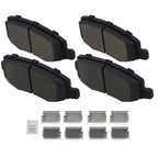 Rear Ceramic Brake Pads Kit for Jeep Liberty (2008–2012) Wrangler (2007–2017) D1274
