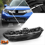 Front Inner Grille Insert for Honda CR-V LX (2017–2019) w/Badge Slot