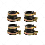 4X Carburetor Intake Manifold Boots for Honda CBR250 CB400 (MC22 MC19)