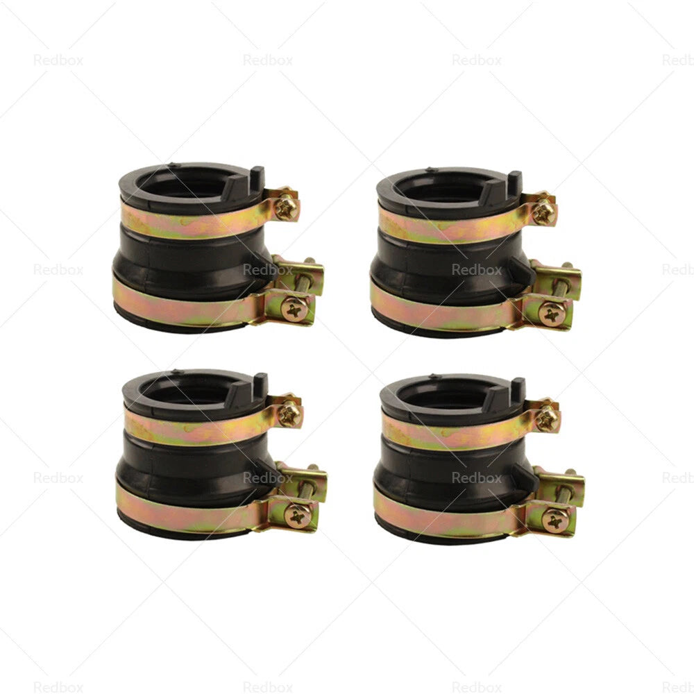 4X Carburetor Intake Manifold Boots for Honda CBR250 CB400 (MC22 MC19)