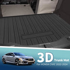 Flat Face Cargo Liner Rear Trunk Mat for Honda Civic (2022–2024) TPE