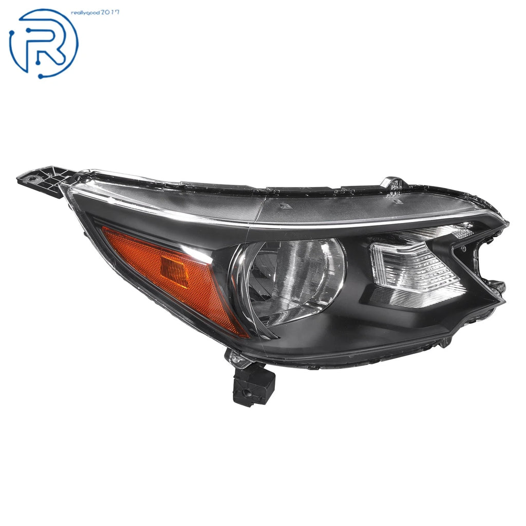 Headlights for Honda CR-V (2012-2014) Halogen Black Right Passenger Side