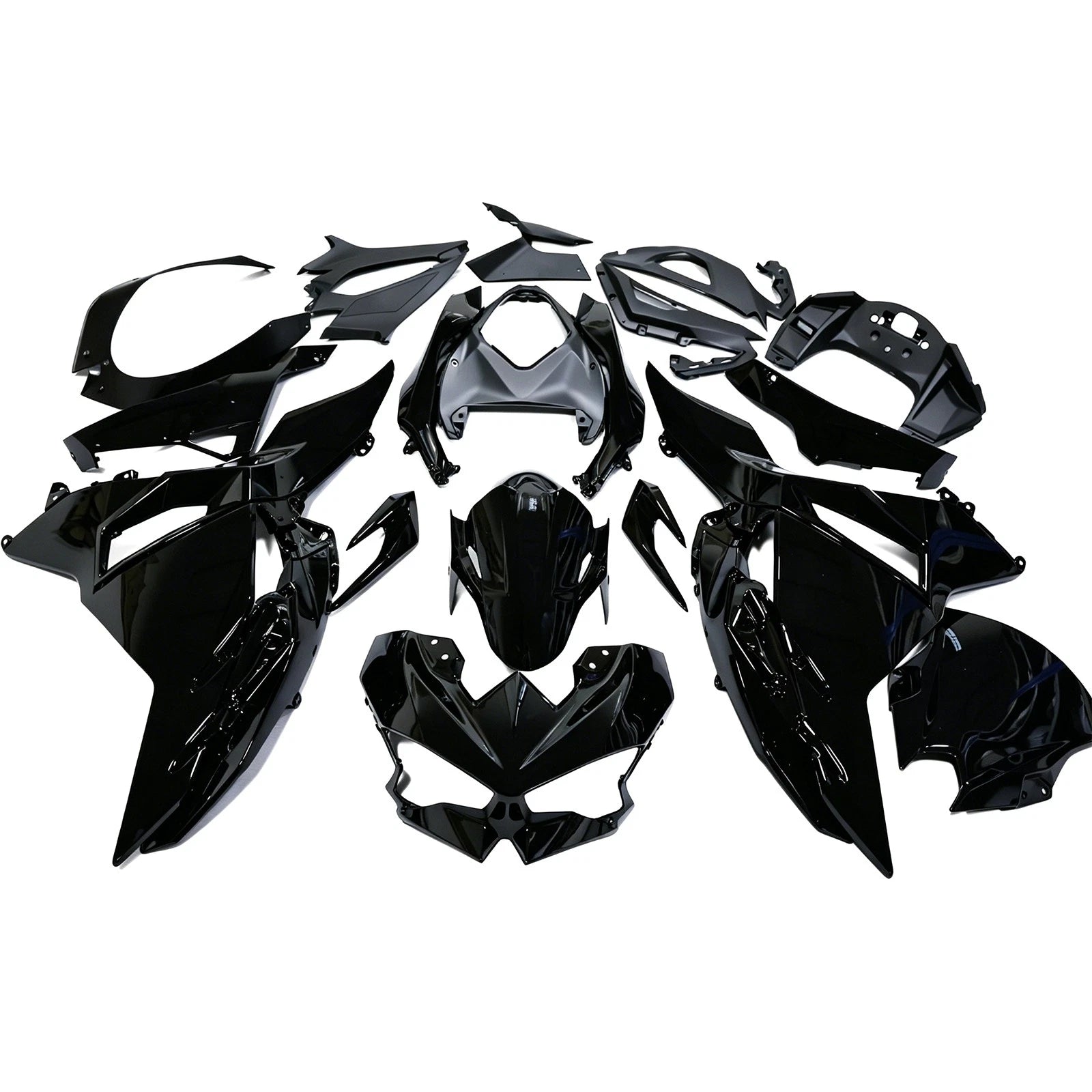 Bodywork Fairing Kit for Kawasaki Ninja 500 (2024–2026) - Glossy Black ABS