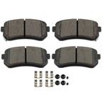 Rear Ceramic Brake Pads for Hyundai Accent, Kia Rio5 (2006–2011)
