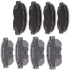 Set of 8 Ceramic Brake Pads for Honda Civic Si Coupe (1999–2000)