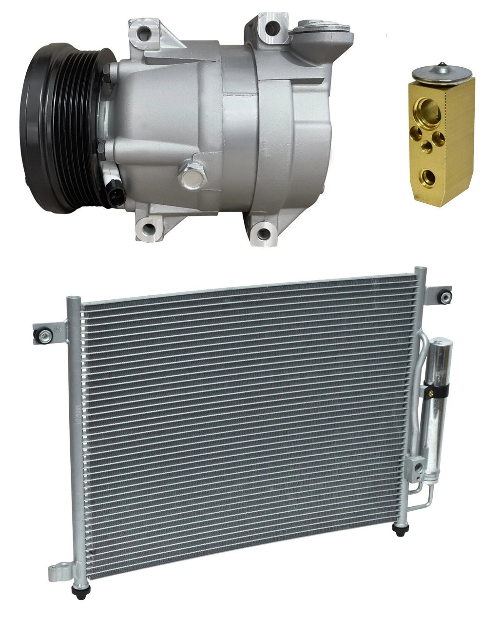 AC Compressor Kit With Condenser for Pontiac Wave 1.6L (2005-2010)