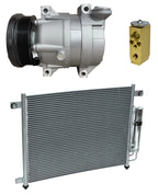 AC Compressor Kit With Condenser for Pontiac Wave 1.6L (2005-2010)