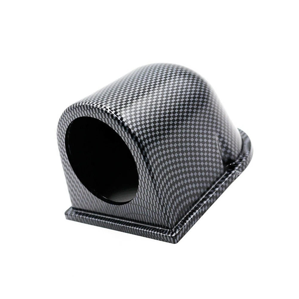 Carbon Fiber Single Hole Gauge Pod for Dash Mount (2x 52mm)